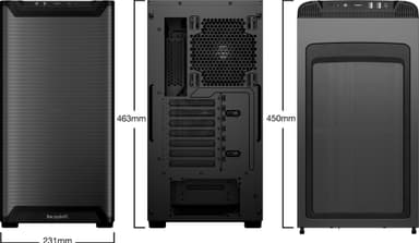 be quiet! PURE BASE 501 Airflow PC-kotelo (musta)