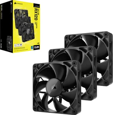 Corsair iCUE LINK RX120 120 mm PWM tuuletin aloituspakkaus (3 kpl)