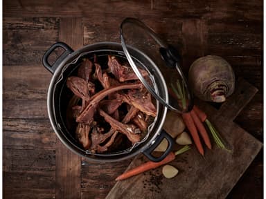 Casserole with basket 15 liter