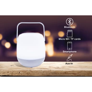 Decotech Värikäs Luminou Kannettava Kaiutin