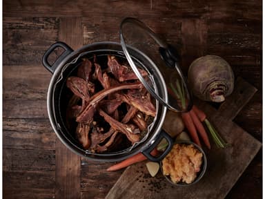 Casserole with basket 15 liter