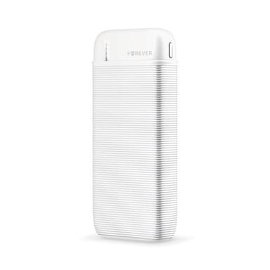 Forever Powerbank 10000 mAh TB-100M, valkoinen