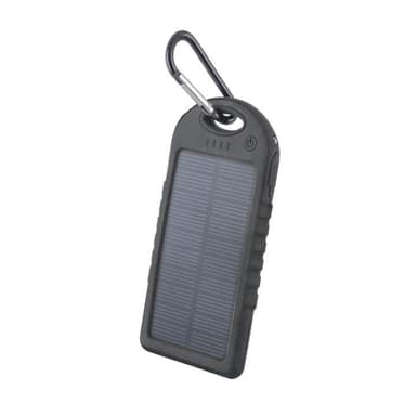Setty aurinkoenergiapankki, 5000 mAh, musta