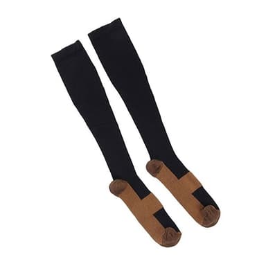 Lentosukat / Tukisukat L/XL- Kupari kompressiosukat