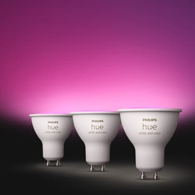 Philips Hue WCA LED lamppu 4,2W, GU10 (3 kpl)