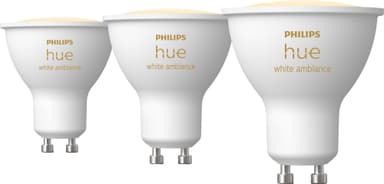 Philips Hue WhiteAmbiance LED lamppu 4,2 W, GU10