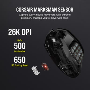 Corsair Scimitar Elite langaton pelihiiri
