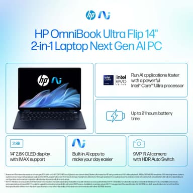 HP OmniBook Ultra Flip U9 288V/32/1 TB 14" Copilot+ PC