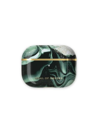Printed AirPods Case PRO 1/2 Golden Olive Marb