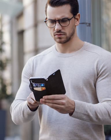 STHLM Wallet Galaxy S10 Black