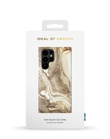 Printed Case Galaxy S22U Golden Sand Marble