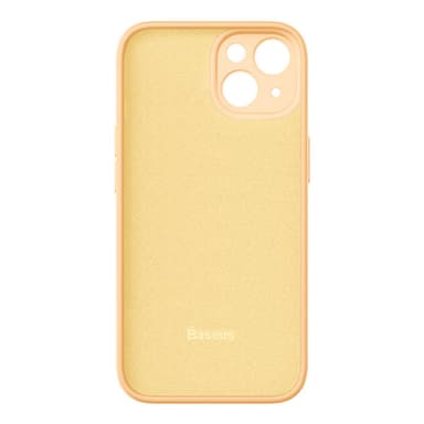 Baseus Liquid Silica Gel Case iPhone 14 Plus (sunglow)+ karkaistu lasi + puhdistussarja