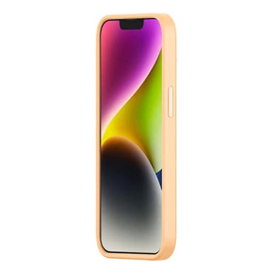Baseus Liquid Silica Gel Case iPhone 14 Plus (sunglow)+ karkaistu lasi + puhdistussarja