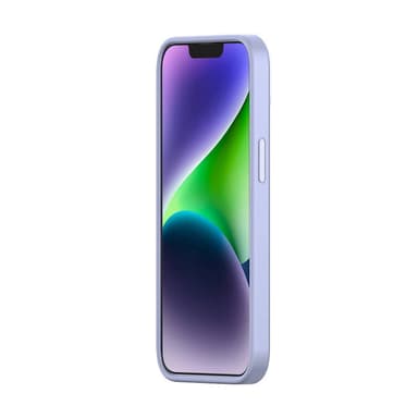 Baseus Liquid Silica Gel Case iPhone 14 Plus (laventeli)+ karkaistu lasi + puhdistussarja