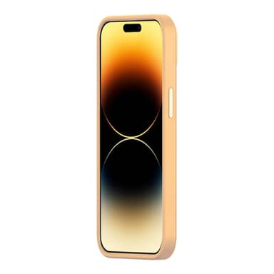 Baseus Liquid Silica Gel Case iPhone 14 Prolle (Sunglow)+ karkaistu lasi + puhdistussarja