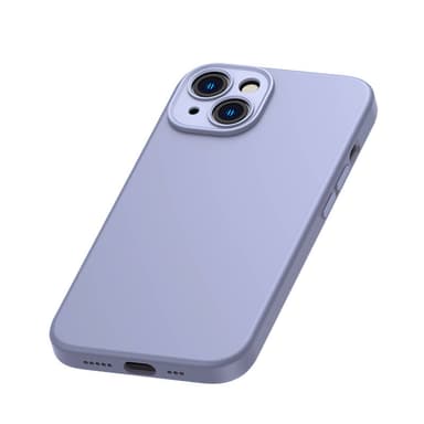 Baseus Liquid Silica Gel Case iPhone 14 Plus (laventeli)+ karkaistu lasi + puhdistussarja
