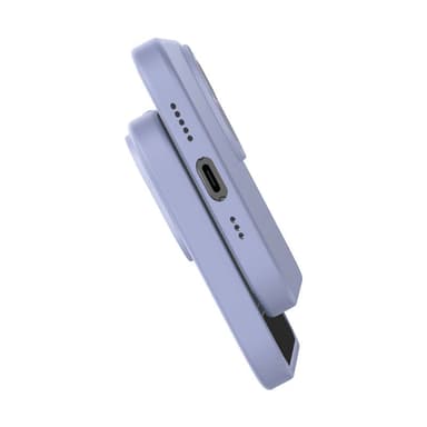Baseus Liquid Silica Gel Case iPhone 14 Plus (laventeli)+ karkaistu lasi + puhdistussarja