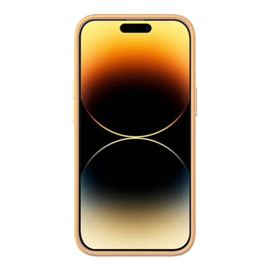 Baseus Liquid Silica Gel Case iPhone 14 Prolle (Sunglow)+ karkaistu lasi + puhdistussarja
