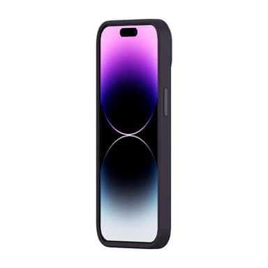 Baseus Liquid Silica Gel Case iPhone 14 Prolle (Elderberry)+ karkaistu lasi + puhdistussarja