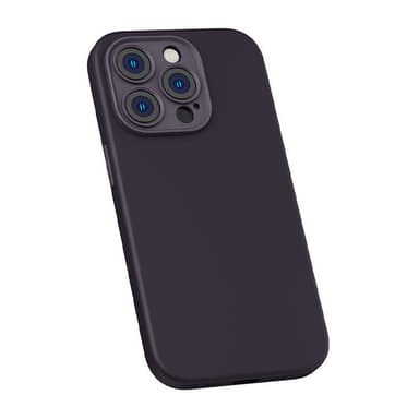 Baseus Liquid Silica Gel Case iPhone 14 Prolle (Elderberry)+ karkaistu lasi + puhdistussarja