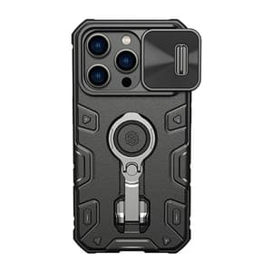 Kotelo Nillkin CamShield Armor Pro iPhone 14 Prolle (musta)