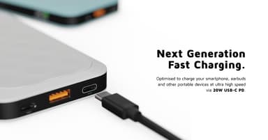 Xtorm 20 W Fuel Series 10000 mAh varavirtalähde (valkoinen)