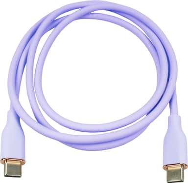 Moomin 20 W USB-C – USB-C  seinälaturi 1 m (violetti)