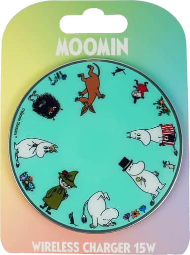 Moomin 15 W langaton laturi (turkoosi)