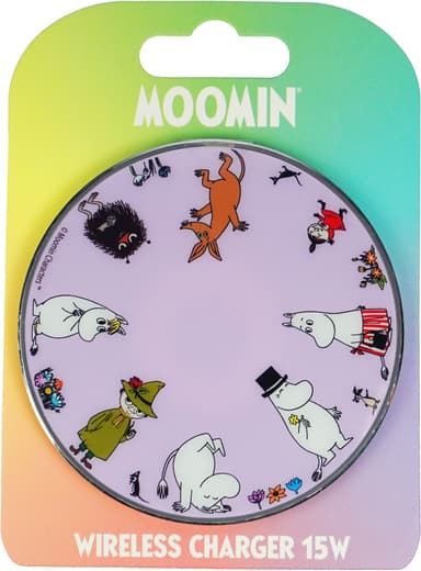 Moomin 15 W langaton laturi (violetti)