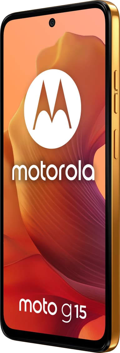 Motorola Moto G15 älypuhelin 4/128 GB (oranssi)
