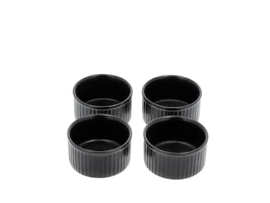 Ramekin 7 x 3.5 cm 4 pcs. Black