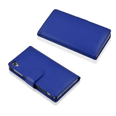 Sony Xperia Z2 Suojakuori Lompakkokotelo (Sininen)