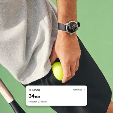 Withings ScanWatch 2 hybridiälykello 42 mm (musta)