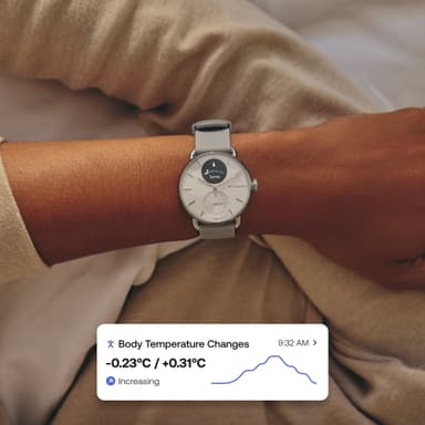 Withings ScanWatch 2 hybridiälykello 38 mm (valkoinen)