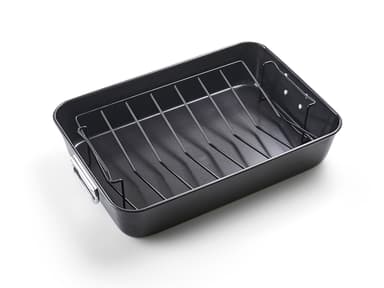 Roasting pan w/rack 40x28x8 cm