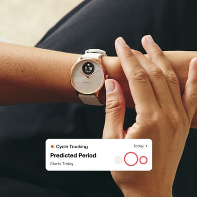Withings ScanWatch Light hybridiälykello 37 mm (valkoinen)