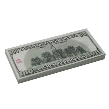 Sadan dollarin seteleitä 100-pakkaus