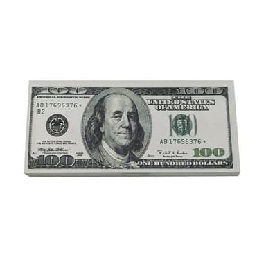 Sadan dollarin seteleitä 100-pakkaus