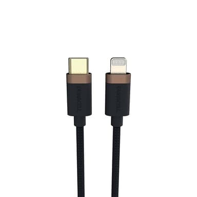 Duracell USB-Kabel - USB-C till Lightning 1m - Svart