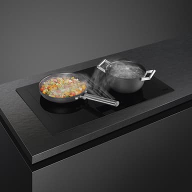 Smeg Induktiokeittotaso integroidulla liesituulettimella HOBD382MB2