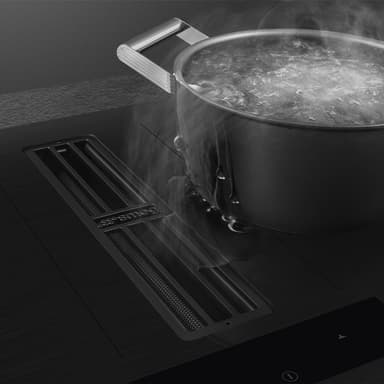 Smeg Induktiokeittotaso integroidulla liesituulettimella HOBD382MB2