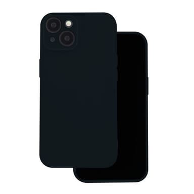 Silikonikotelo iPhone SE 2024 - Musta