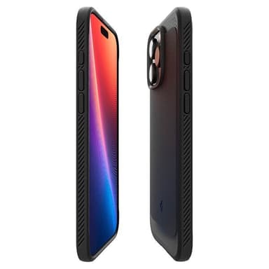 Spigen Rugged Armor Mag Mag Magsafe -kotelo iPhone 16 Pro:lle - harmaa