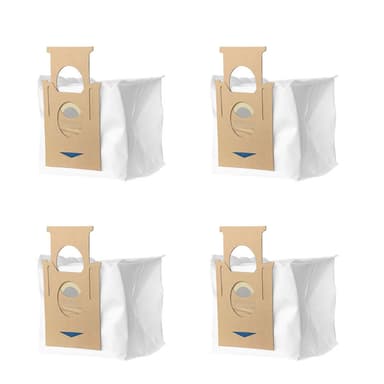 Ecovacs OZMOT8 T9AIVI /MAX/PRO White 4-Pack kanssa yhteensopivat pölynimuripussit