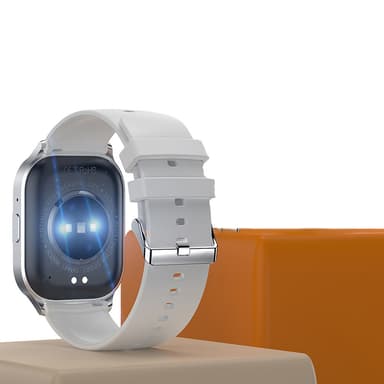 Älykello eri urheilutiloilla, Bluetooth-puhelut, vedenpitävä Hopea