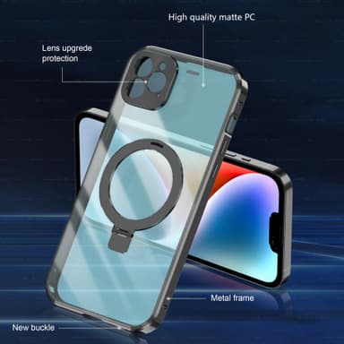 Näytönsuojaus magneettinen suojakotelo jalustalla  iPhone 13 Pro