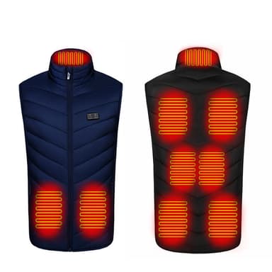 Lämmitysliivi 9 lämmitysvyöhykkeellä 4XL