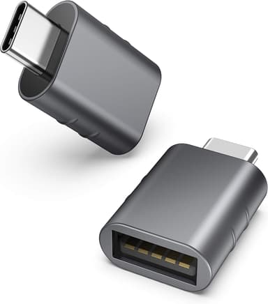 USB 3.2 - C-tyypin OTG-sovitin 10 Gbps Harmaa