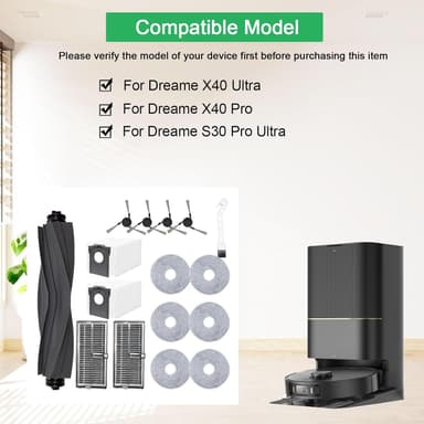 Lisävarusteet Dreame X40 Ultra Complete / X40 Pro / S30 Pro Ultra