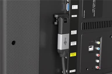 HDMI""-sovitin 360°, kullattu